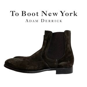 To Boot New York Olson Brown Suede Leather Chelsea Boots Size Men US 11.5 NWB
